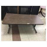 Industrial Table. Adjustable Legs.