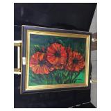 Painting on Board-Von Mizener-Poppies