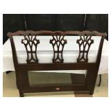 Chippendale Chair-back Twin Bed-Mahogany