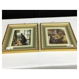 Pair of Prints of English Ladies-Framed & Matted