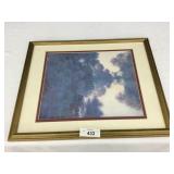Framed & Matted Print-Morning on the Seine-Claude