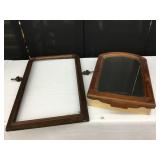 Wood Medicine Cabinet & Mirror Frame for Dresser