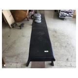 Large Padded Workout Bench w/Weights