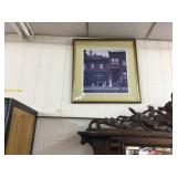 Silver Slipper Grill Print-Framed & Matted