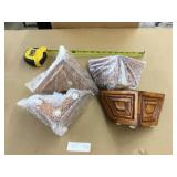 4 Ornate Wooden Furniture Legs-Finished