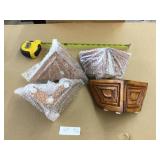 4 Ornate Wooden Furniture Legs-Finished