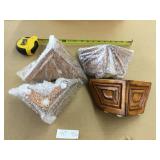 4 Ornate Wooden Furniture Legs-Finished