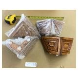 4 Ornate Wooden Furniture Legs-Finished