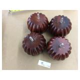 4 Carved Mahogany Stained Wooden Furniture Legs-Fi