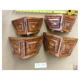 4 Ornate Wooden Furniture Legs-Finished