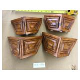 4 Ornate Wooden Furniture Legs-Finished