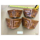 4 Ornate Wooden Furniture Legs-Finished