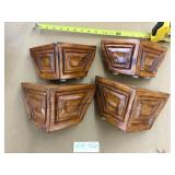 4 Ornate Wooden Furniture Legs-Finished