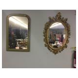 Pair of vintage mirrors