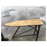 Early American wood ironing board