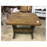 Vintage pine side table