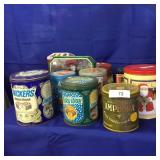 Lot of 13 Advertisement Tins