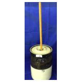 4gal Early butter churn with dasher & lid