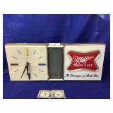 Vintage Miller High Life Light up clock