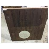 Barn wood, frame, measures:  36.5" x 34.5"