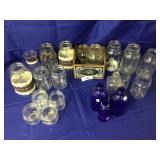 Large Lot of Jars and Bottles-No Lids