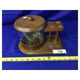 Vintage Tobacciano 4 Pipe Stand & Humidor