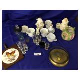 Large Lot of Miscellaneous Home Décor-Many Shot Gl