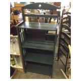 Green Wooden 4 Shelf Display