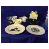 10 Pieces of Collectors Plates,Route 66 Cookie Jar