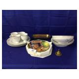 13 Pieces of Miscellaneous China,Carnival Dish,Tig