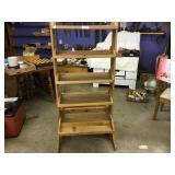 Wooden 5 Shelf Display