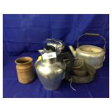 Lot of 7 Pieces of Kitchen Ware-Toaster,Sugar Disp