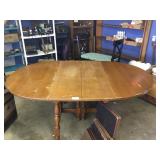 Maple Gate Leg Drop Leaf Table w/Pads