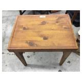 Pine Table-25"W X 18"D X 25"H