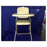 Vintage White Metal Baby