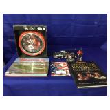 Dale Sr & Dale Jr Selection-Clock,Books,Figurine +