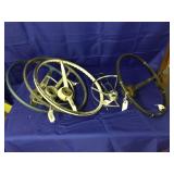 5 Pieces-Vintage Steering Wheels & Emblem