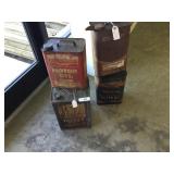 Petroliana Selection-2 Large Motor Oil Cans,Transm