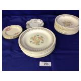 Assortment of 27 Plates-Haviland &Knowles