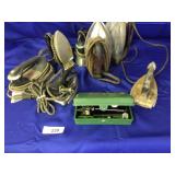 Selection of Electric Irons-Toastmaster,GE,Victory