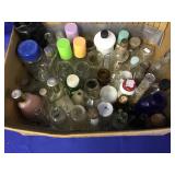 Large Selection of Various Small Bottles-Both Old