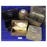 Selection of 5 Various Metal Containers