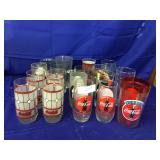 18 Pieces Vintage Coca-Cola Glasses