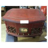 Reproduction Wooden Emerson Turntable w/AM/FM Radi