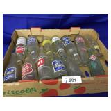 13 Miscellaneous Vintage Returnable Soda Bottles