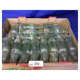 15 Returnable 6.5oz Coca-Cola Bottles-White Letter