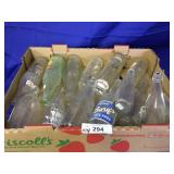 14 Miscellaneous Vintage Returnable Soda Bottles
