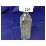 Dr. C.H. Michel Graduated Clear Glass Medicine Bot