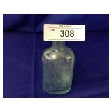 Vintage Green Blob Top Medicine Bottle