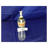 Vintage Clear Glass Windex Bottle w/Pumper